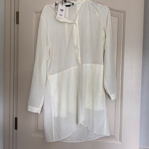 Button Blouse Dress